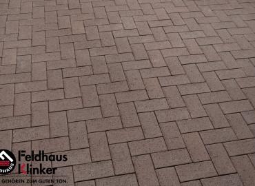 Тротуарный клинкерный кирпич P502KF Feldhaus Klinker